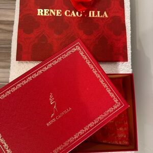 Rene Caovilla Luxurious Red Box Set